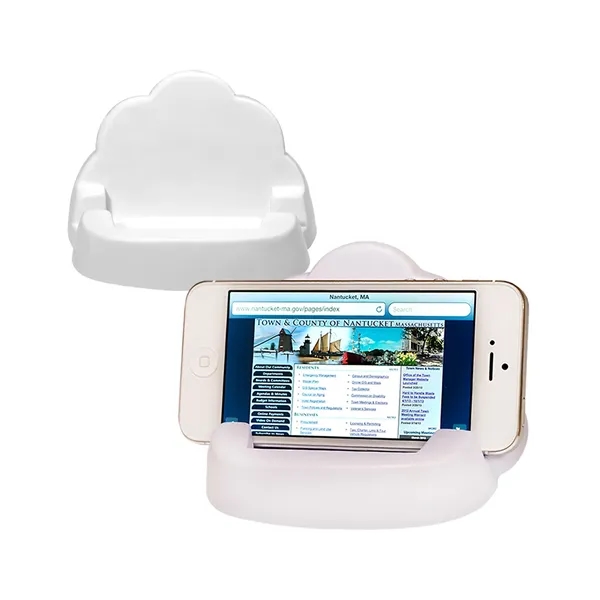 Cloud Shape Phone Stand Stress Ball - Cloud Shape Phone Stand Stress Ball - Image 5 of 5