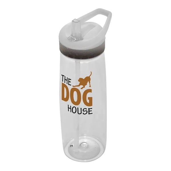 28 oz Wave Bottle With Flip Up Straw - 28 oz Wave Bottle With Flip Up Straw - Image 2 of 5