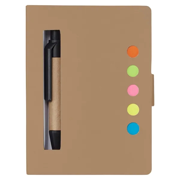 Eco Stowaway Sticky Jotter With Pen - Eco Stowaway Sticky Jotter With Pen - Image 7 of 11