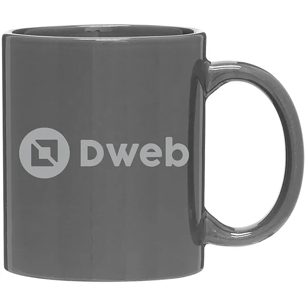 Custom 11 oz C-Handle Ceramic Mug
