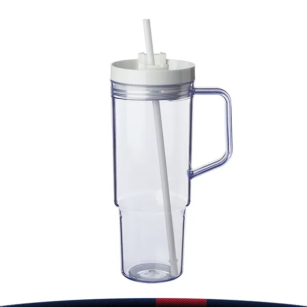 40 Oz. Lincoln Plastic Tumbler - 40 Oz. Lincoln Plastic Tumbler - Image 5 of 6