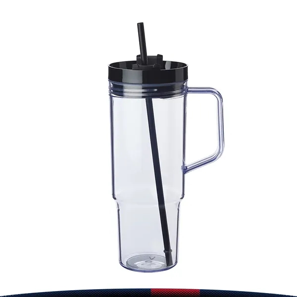 40 Oz. Lincoln Plastic Tumbler - 40 Oz. Lincoln Plastic Tumbler - Image 6 of 6