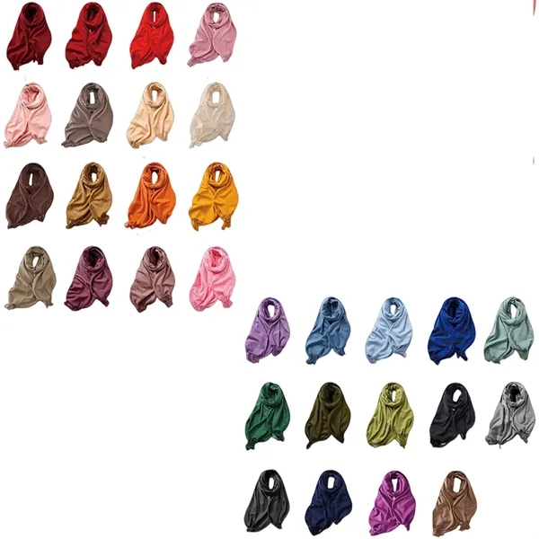 Soft Cashmere Feel Pashmina Wrap Scarf for Autumn Winter - Soft Cashmere Feel Pashmina Wrap Scarf for Autumn Winter - Image 5 of 12