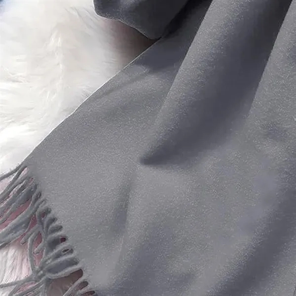 Soft Cashmere Feel Pashmina Wrap Scarf for Autumn Winter - Soft Cashmere Feel Pashmina Wrap Scarf for Autumn Winter - Image 9 of 12