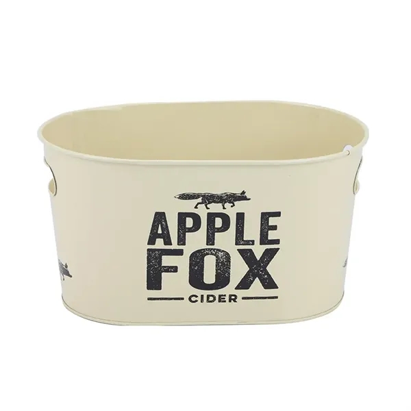 4 Gallon Galvanized Ice Bucket Tubs Metal Beverage Cooler - 4 Gallon Galvanized Ice Bucket Tubs Metal Beverage Cooler - Image 2 of 4