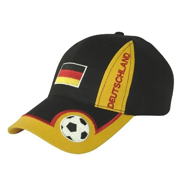 World Cup Soccer Cap Custom Embroidery Baseball Hat - World Cup Soccer Cap Custom Embroidery Baseball Hat - Image 5 of 5