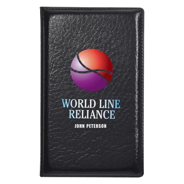 Leather Look Padfolio With Sticky Notes & Flags - Leather Look Padfolio With Sticky Notes & Flags - Image 4 of 5