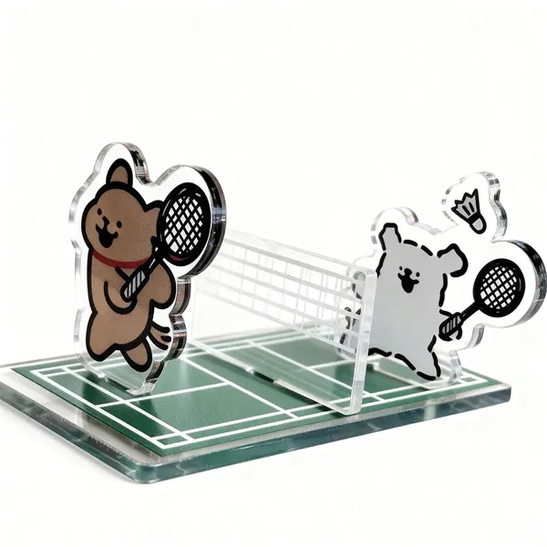 Acrylic Sports Phone Stand - Badminton Tennis Table Tennis - Acrylic Sports Phone Stand - Badminton Tennis Table Tennis - Image 1 of 6