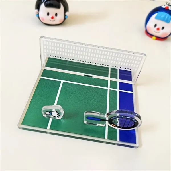Acrylic Sports Phone Stand - Badminton Tennis Table Tennis - Acrylic Sports Phone Stand - Badminton Tennis Table Tennis - Image 2 of 6