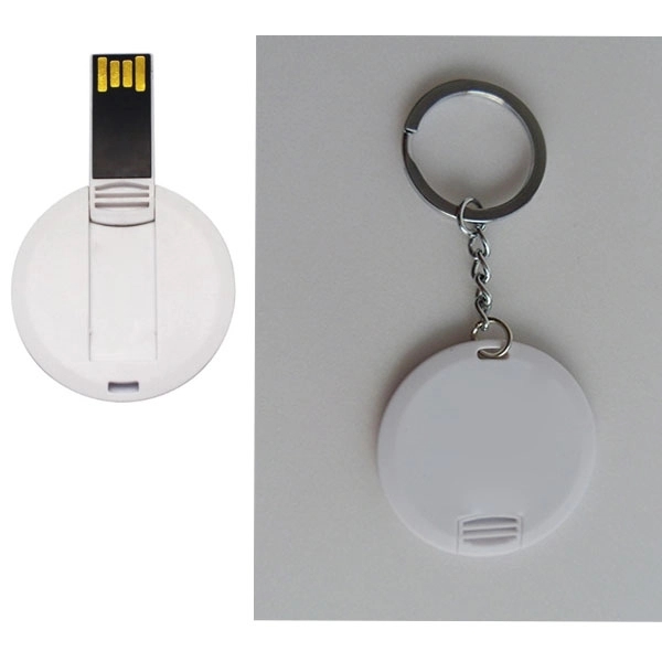 Custom Round Card USB Flash Drive - Custom Round Card USB Flash Drive - Image 2 of 2