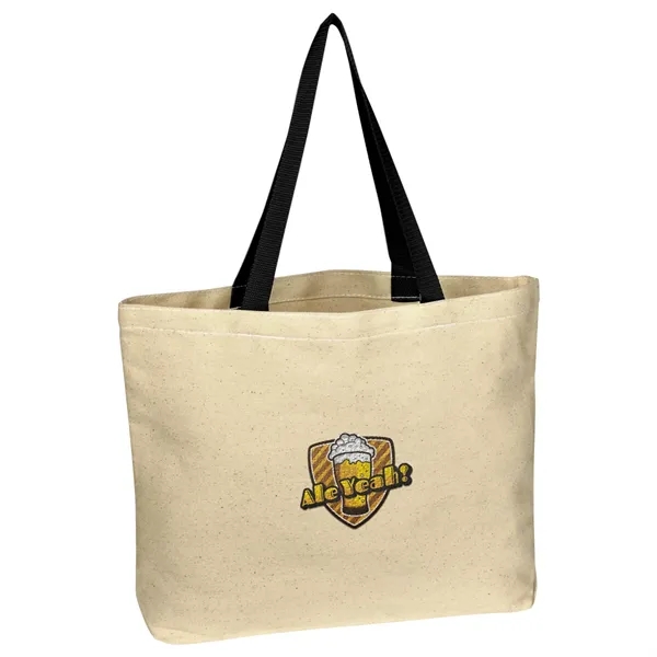 Natural Cotton Canvas Tote Bag - Natural Cotton Canvas Tote Bag - Image 11 of 25
