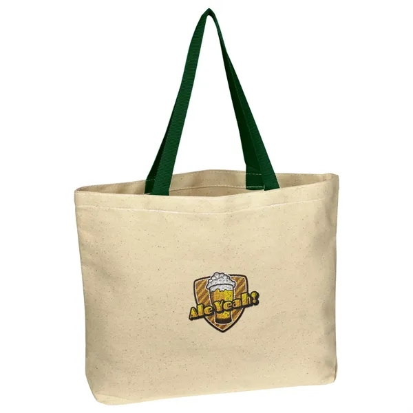 Natural Cotton Canvas Tote Bag - Natural Cotton Canvas Tote Bag - Image 13 of 25