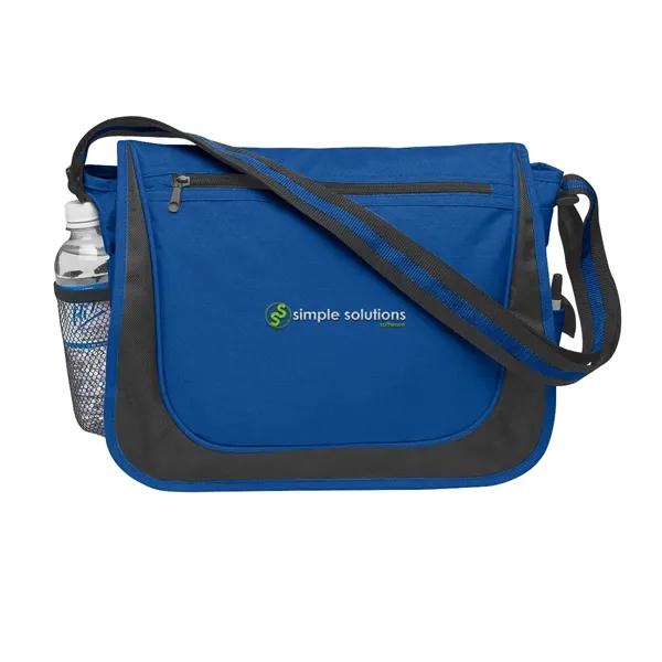 Messenger Bag With Matching Striped Handle