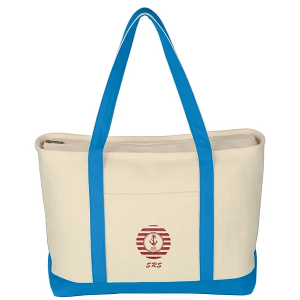 Large Starboard Cotton Canvas Tote Bag - Large Starboard Cotton Canvas Tote Bag - Image 32 of 52