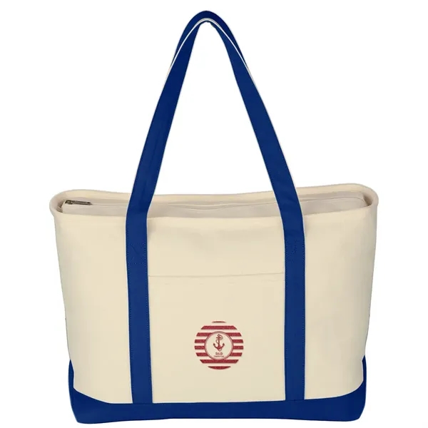 Large Starboard Cotton Canvas Tote Bag - Large Starboard Cotton Canvas Tote Bag - Image 45 of 52