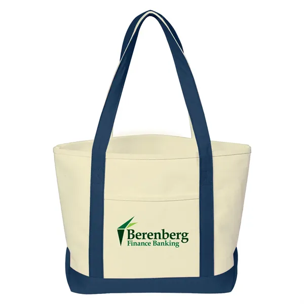 Medium Starboard Cotton Canvas Tote Bag - Medium Starboard Cotton Canvas Tote Bag - Image 8 of 12
