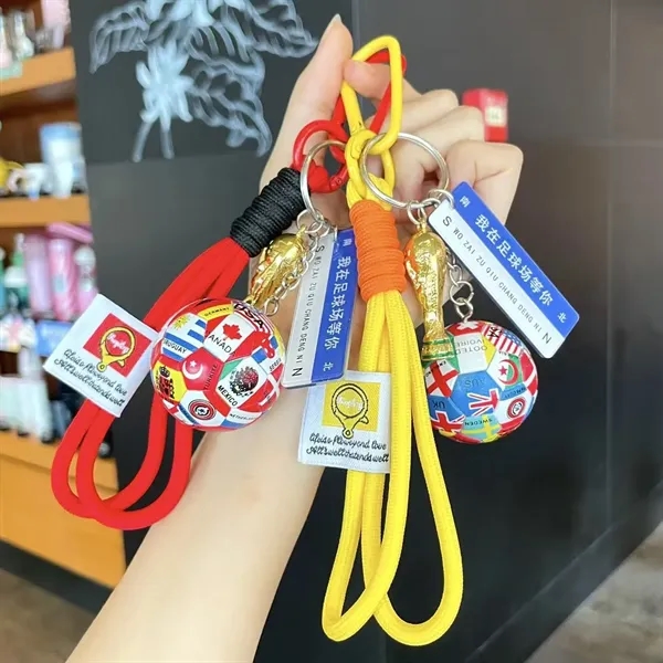 World Cup Keychain Set - Soccer Ball Trophy Backpack Charm - World Cup Keychain Set - Soccer Ball Trophy Backpack Charm - Image 4 of 6