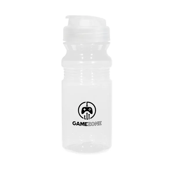20 Oz. Poly-Clear™ Fitness Bottle With Super Sipper Lid - 20 Oz. Poly-Clear™ Fitness Bottle With Super Sipper Lid - Image 14 of 15