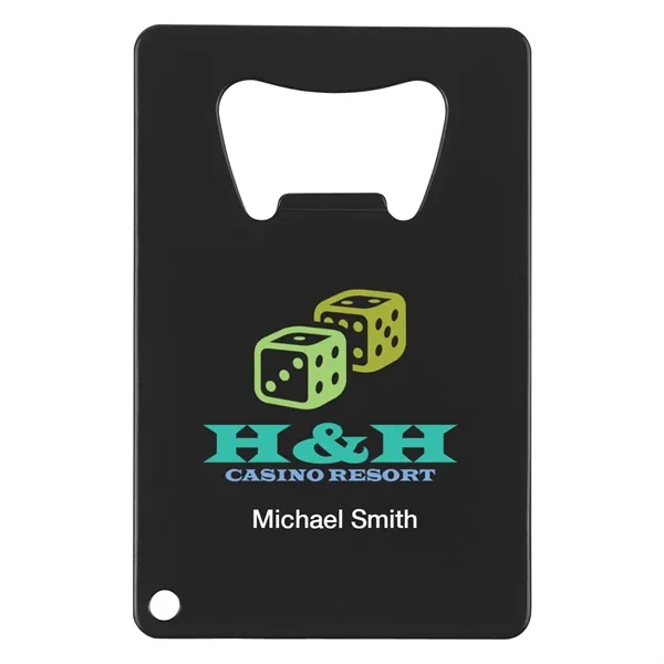 Credit Card Shaped Bottle Opener - Credit Card Shaped Bottle Opener - Image 4 of 12