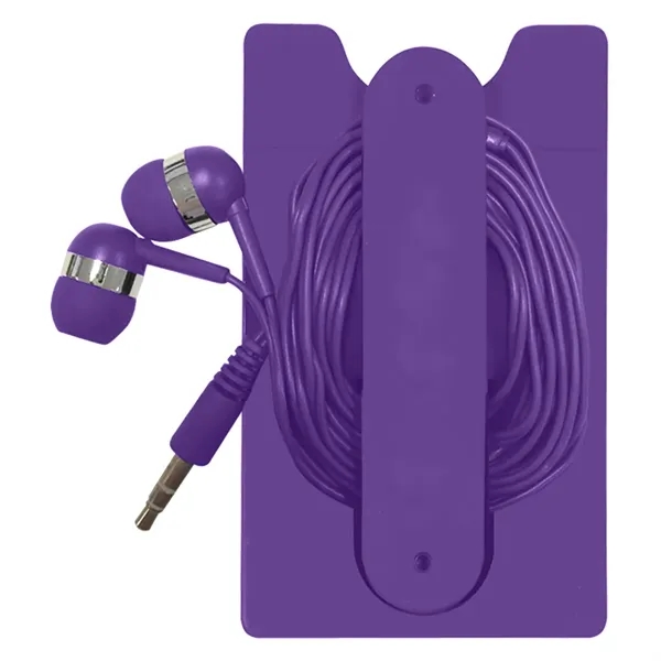 Phone Wallet With Earbuds - Phone Wallet With Earbuds - Image 14 of 30