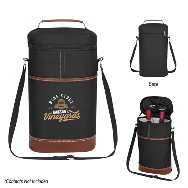Double Wine Kooler Bag - Double Wine Kooler Bag - Image 4 of 12