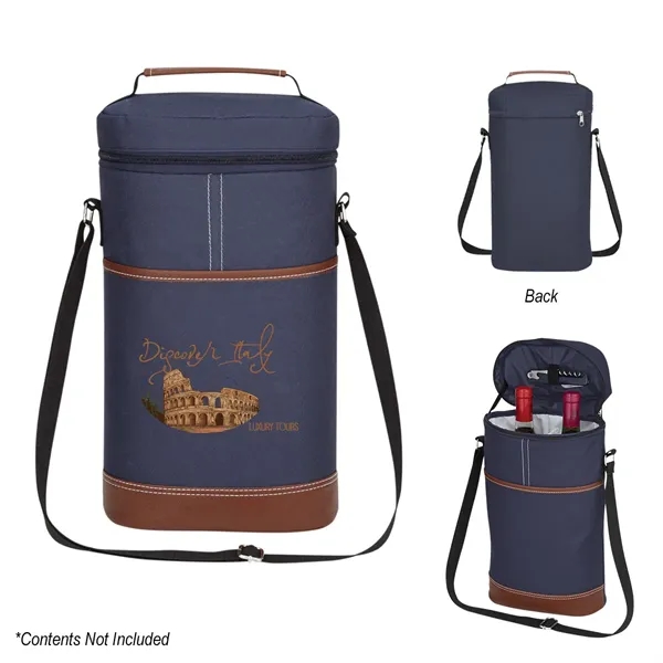 Double Wine Kooler Bag - Double Wine Kooler Bag - Image 7 of 12
