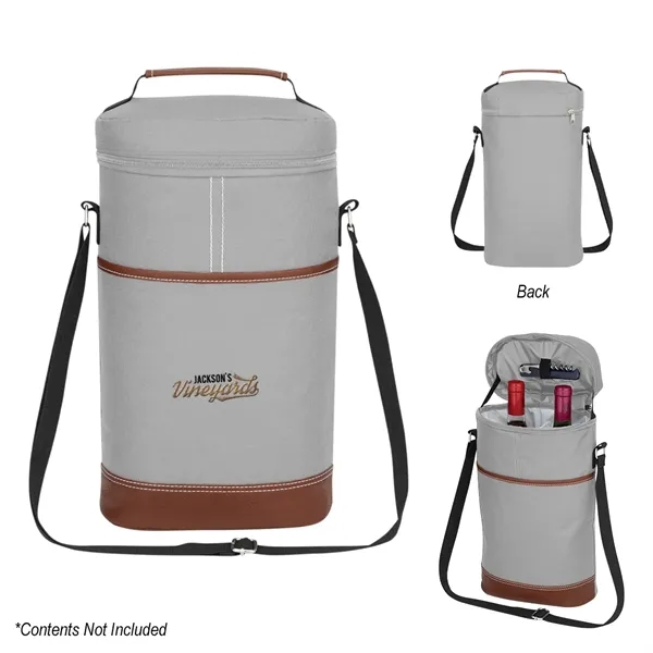 Double Wine Kooler Bag - Double Wine Kooler Bag - Image 12 of 12