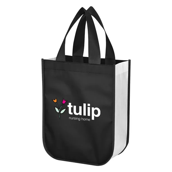 Lola Laminated Non-Woven Shopper Tote Bag - Lola Laminated Non-Woven Shopper Tote Bag - Image 8 of 27