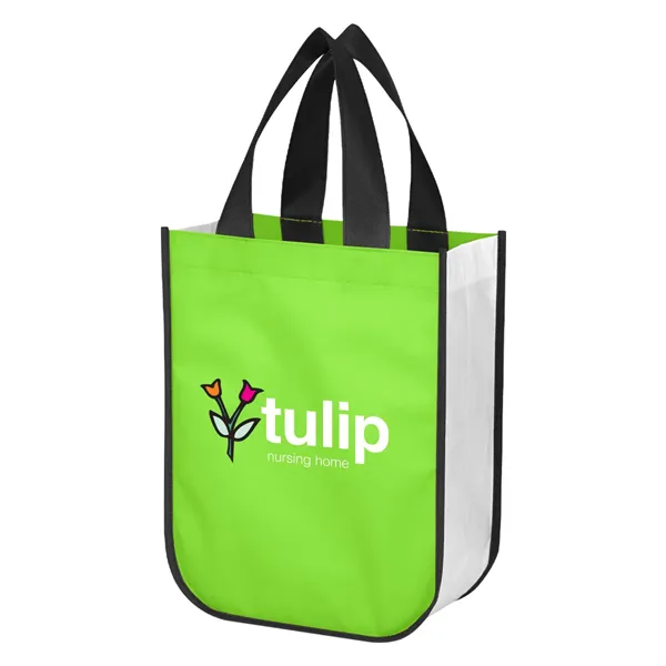 Lola Laminated Non-Woven Shopper Tote Bag - Lola Laminated Non-Woven Shopper Tote Bag - Image 15 of 27