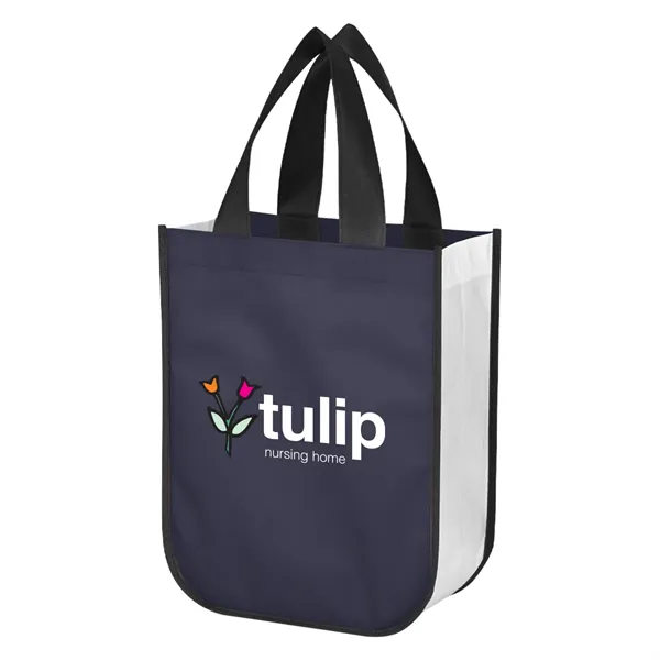 Lola Laminated Non-Woven Shopper Tote Bag - Lola Laminated Non-Woven Shopper Tote Bag - Image 18 of 27
