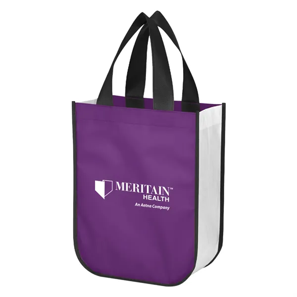 Lola Laminated Non-Woven Shopper Tote Bag - Lola Laminated Non-Woven Shopper Tote Bag - Image 19 of 27