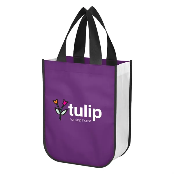 Lola Laminated Non-Woven Shopper Tote Bag - Lola Laminated Non-Woven Shopper Tote Bag - Image 20 of 27