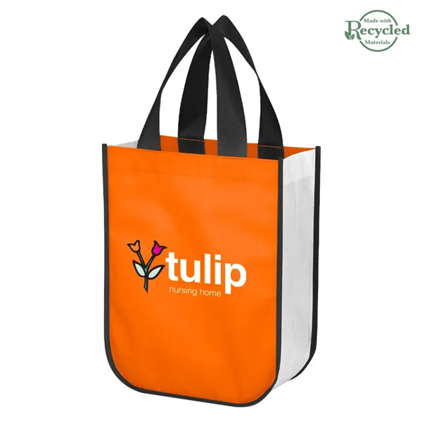 Lola Laminated Non-Woven Shopper Tote Bag - Lola Laminated Non-Woven Shopper Tote Bag - Image 23 of 27