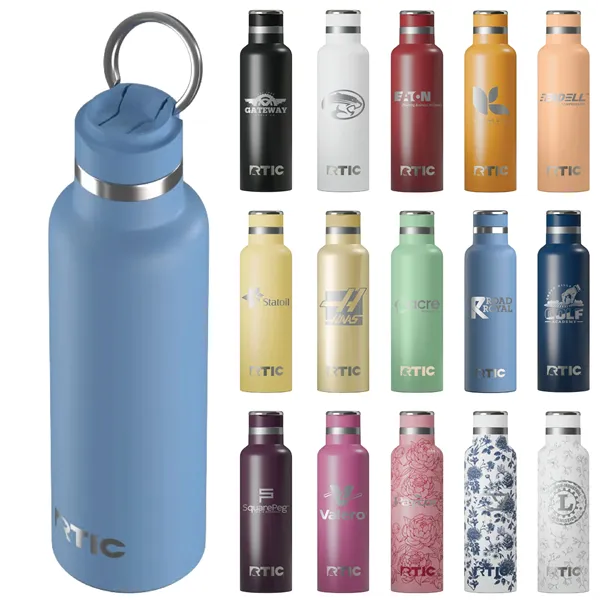 RTIC 20oz Stainless Steel Ceramic-Lined Journey Water Bottle - RTIC 20oz Stainless Steel Ceramic-Lined Journey Water Bottle - Image 0 of 47