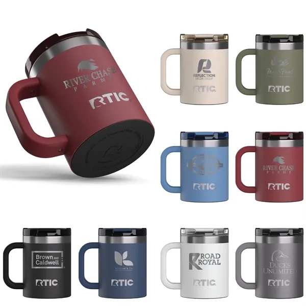 RTIC 12oz Stainless Steel Ceramic-Lined Essential Coffee Mug - RTIC 12oz Stainless Steel Ceramic-Lined Essential Coffee Mug - Image 0 of 37