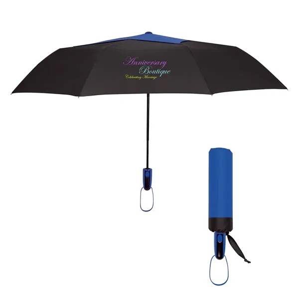 44" Arc Telescopic Diamond Top Vented Umbrella - 44" Arc Telescopic Diamond Top Vented Umbrella - Image 8 of 11