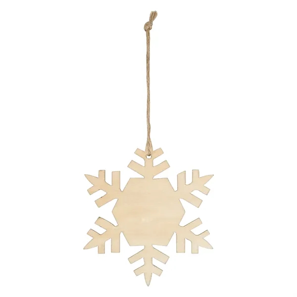 Wood Ornament - Snowflake - Wood Ornament - Snowflake - Image 3 of 4