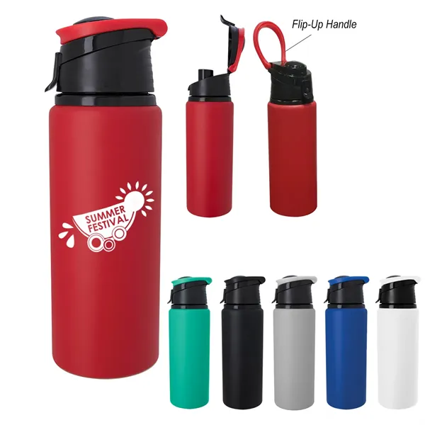 24 Oz. Velvet Touch Aluminum Bottle - 24 Oz. Velvet Touch Aluminum Bottle - Image 0 of 24