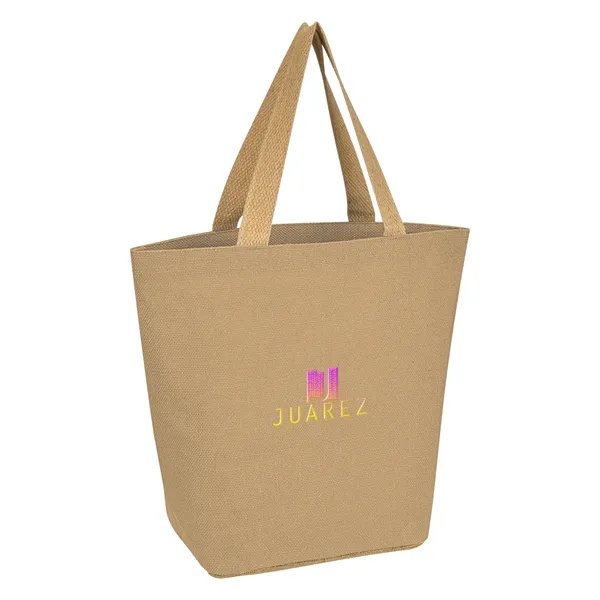 Marketplace Jute Tote Bag - Marketplace Jute Tote Bag - Image 13 of 16