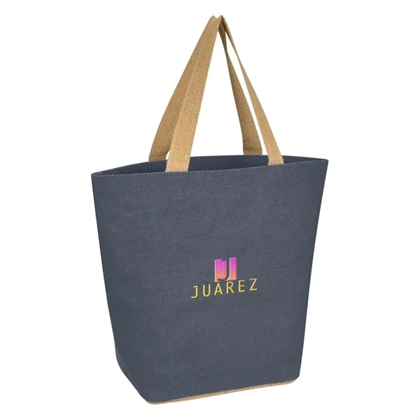 Marketplace Jute Tote Bag - Marketplace Jute Tote Bag - Image 15 of 16