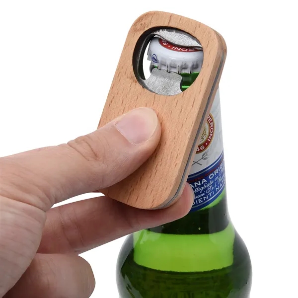 Wooden Bottle Opener - Wooden Bottle Opener - Image 3 of 4