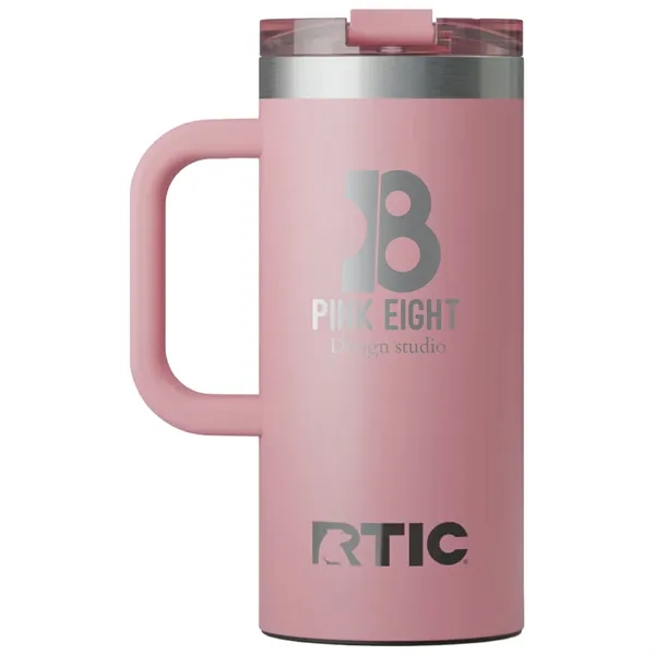 RTIC 16oz Ringed Stainless Steel Ceramic Lined Travel Mugs - RTIC 16oz Ringed Stainless Steel Ceramic Lined Travel Mugs - Image 30 of 43