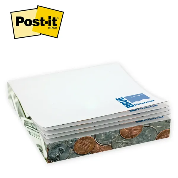 Post-it® Custom Printed Notes Slim Cube - Post-it® Custom Printed Notes Slim Cube - Image 0 of 2