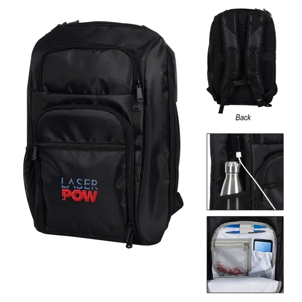 RFID Laptop Backpack & Briefcase - RFID Laptop Backpack & Briefcase - Image 3 of 5