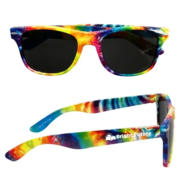 Tie-Dye Malibu Sunglasses - Tie-Dye Malibu Sunglasses - Image 2 of 3