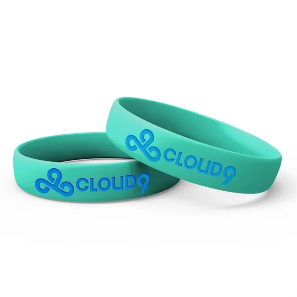 Custom Silicone Wristband - Debossed with 1 Color