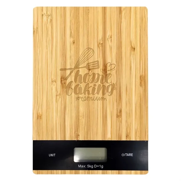 Bamboo Digital Kitchen Scale - Bamboo Digital Kitchen Scale - Image 2 of 2