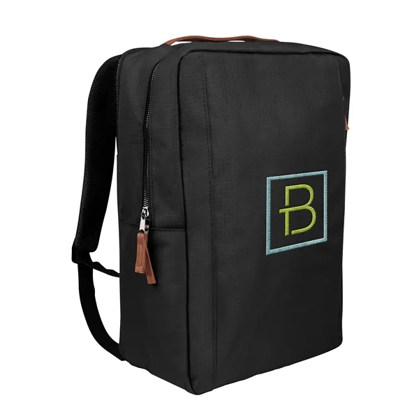Corporate Structured Laptop Backpack - Corporate Structured Laptop Backpack - Image 4 of 8