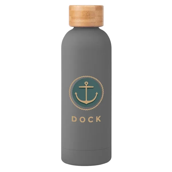 17 Oz. Blair Recycled Stainless Steel Bottle With Bamboo Lid - 17 Oz. Blair Recycled Stainless Steel Bottle With Bamboo Lid - Image 9 of 29