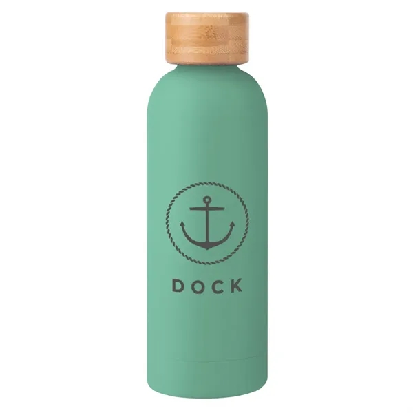 17 Oz. Blair Recycled Stainless Steel Bottle With Bamboo Lid - 17 Oz. Blair Recycled Stainless Steel Bottle With Bamboo Lid - Image 12 of 29